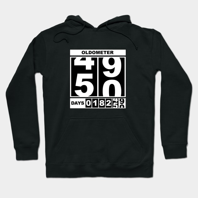 50th Birthday Oldometer Hoodie by mikepod